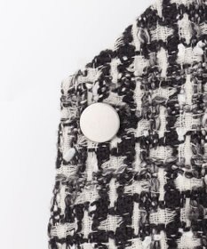 GRACE CONTINENTAL ミディツイードジャンパースカート