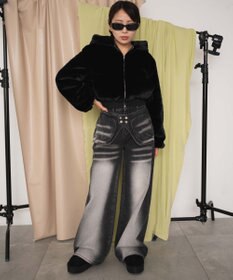 WEGO ラップブラストフレアデニム