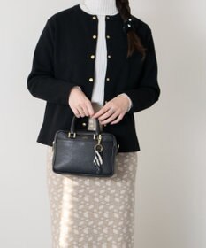 INTER-CHAUSSURES 【ANDREA CARDONE】ネコ型レザーキーチャーム