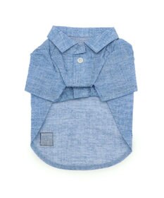 PET PARADISE J.PRESS 杢 ウェーブシャツ 《水色》 小型犬