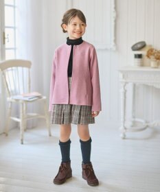 組曲 KIDS 【110-140㎝】フラワーキルト パーカー