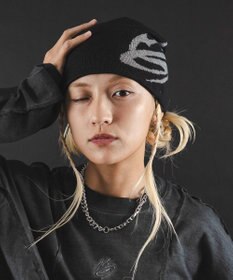 WEGO 【ユニセックス着用ITEM】MA55IVE　ロゴシングルニットワッチ