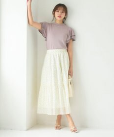 Feroux ドットティアード スカート