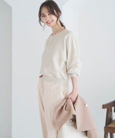 ANY SIS 【洗える】パフスリーブラメ ニット