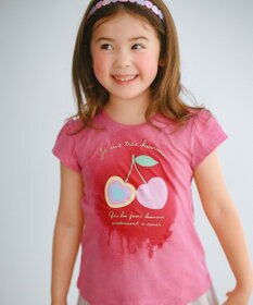 ANY KIDS 【水で色が変わる】接触冷感 しろくま ミラクルプリント Tシャツ