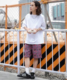 WEGO 【ウエストゴム】パターンナイロンイージーショーツ