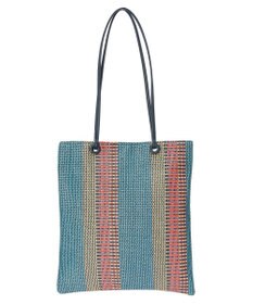 Green Parks ａｎｄｍｉｋｋａ．ストライプフラットＡ４トート