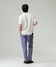 J.PRESS MEN 【HTBRID LINEN】スキッパーニット ポロシャツ