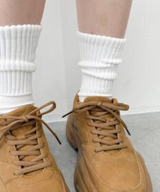 WEGO サポート付き無地リブソックス