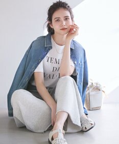 23区 【SLOW/一部店舗限定】MVSコットン  ロゴTシャツ