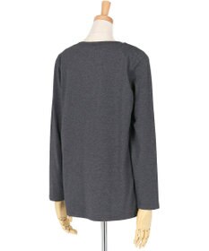 tsumori chisato SLEEP ツモリチサト トップス 長袖 ボートネック ルームウェア 綿混(本体) ストレッチ素材 薄手 tsumori chisato SLEEP UTX555 /ワコール