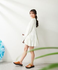 OP／FILA 【Ocean Pacific】フレアラッシュＴシャツ