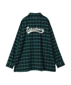 Green Parks ＥＧＯＩＳＴ　チェックロゴシャツチュニック