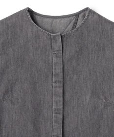 uncrave ライトデニム パフスリーブブラウス