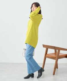 earth music&ecology ウォッシャブルスリットチュニック