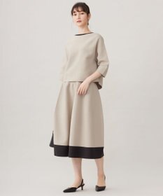 自由区 L 【洗える】ポリエステルホールガーメントプルオーバー ニット