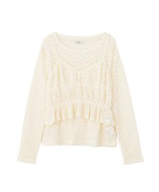 earth music&ecology SET2点カットレースプルオーバー＋ビスチェ