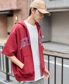 WEGO 【ユニセックス着用ITEM】カレッジロゴジップパーカー（SS）