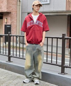 WEGO 【ユニセックス着用ITEM】カレッジロゴジップパーカー（SS）