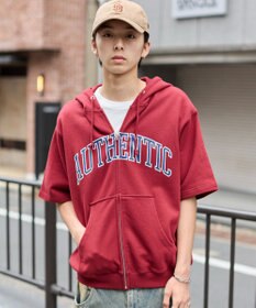 WEGO 【ユニセックス着用ITEM】カレッジロゴジップパーカー（SS）