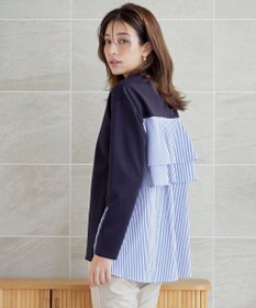 Tiaclasse 【洗える】バックフレアダイバープルオーバー