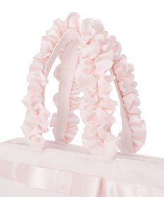 Maison de FLEUR ブランドロゴフリルハンドルトートSバッグ