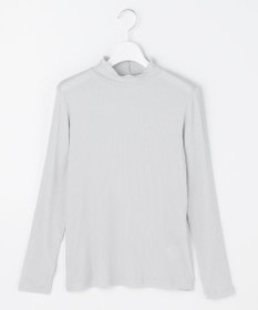 J.PRESS LADIES シルク混ベアテレコ ハイネック シアー カットソー