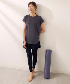 OP／FILA 【Kappa】フィットネスウェア 3点セット Ｔシャツ＋ショートパンツ＋レギンス