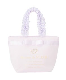 Maison de FLEUR ブランドロゴフリルハンドルトートSバッグ