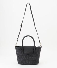 LA BAGAGERIE フラップ2WAYかごトートバッグ