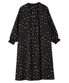 CRAFT STANDARD BOUTIQUE 柄ギャザーマキシワンピース