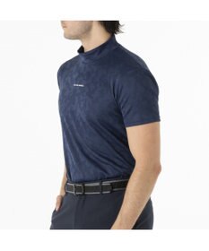 ZERO HALLIBURTON エレガントカモ柄ジャガードモックネックTシャツ ZHG-M5S8b 82957