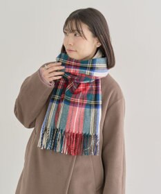 Green Parks カシミヤライクチェックストール