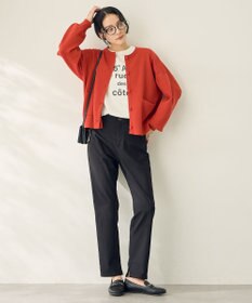 ANY L 【ウエストゴム】7days裏起毛テーパードパンツ