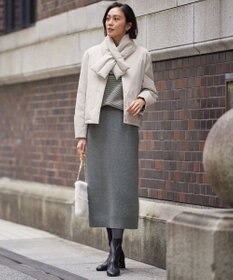 自由区 【撥水加工・洗える】ティペット付きスプリング ダウン