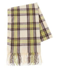 Green Parks カシミヤライクチェックストール