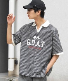 WEGO 【ユニセックス着用ITEM】チェックゲームシャツ