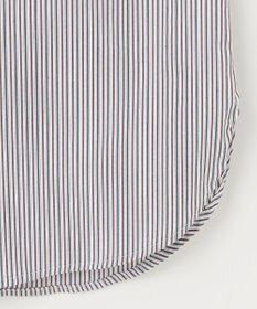 J.PRESS LADIES L 【洗える】BEZ C/Ny ドビーストライプ バンドカラー ブラウス