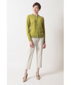 DAKS スーパーファインメリノウール チェックカーディガン