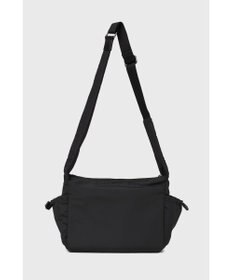 DAKS ナイロン×牛革 ハウスチェックディテール フラップショルダーバッグ