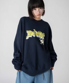 WEGO 【ユニセックス着用ITEM/MLサイズ展開】別注BENDAVISバブルロゴプルオーバー