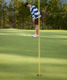 PW CIRCULUS 【吸水速乾 / UVカット / ストレッチ】【MEN】ラガーシャツ ゴルフ