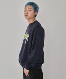 WEGO 【ユニセックス着用ITEM/MLサイズ展開】別注BENDAVISバブルロゴプルオーバー