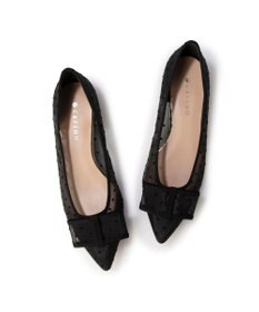 MODE ET JACOMO <carino>ドットチュールパンプス