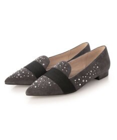 MODE ET JACOMO <MODE ET JACOMO>ラインストーン付きフラットパンプス