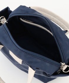 Y'SACCS はっ水ドットジャカード　ショートハンドル付き　軽量2wayショルダー