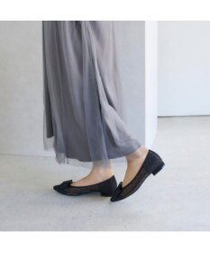 MODE ET JACOMO <carino>ドットチュールパンプス
