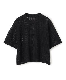 BEIGE， ATACAM / パターンメッシュ ハーフニット