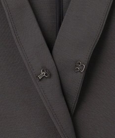 ICB L ナイロンストレッチポンチ ノーカラージャケット