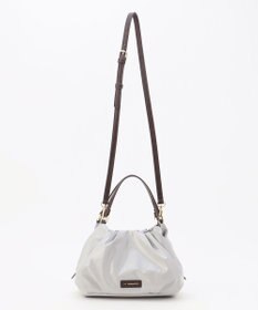 LA BAGAGERIE ソフトエナメル2WAYハンドバッグ Sサイズ